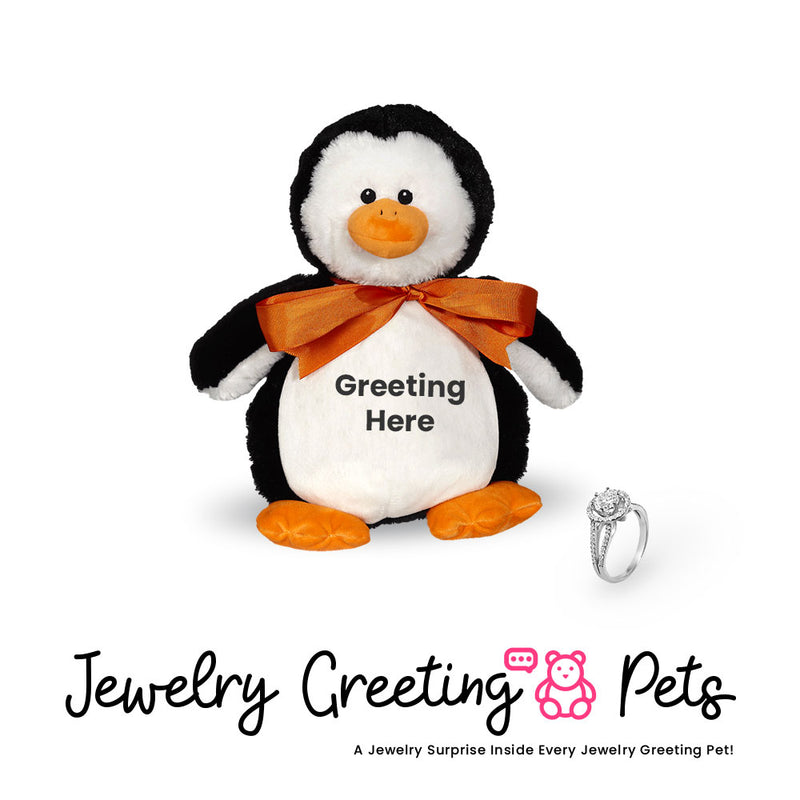 Penguin Jewelry Greeting Pet