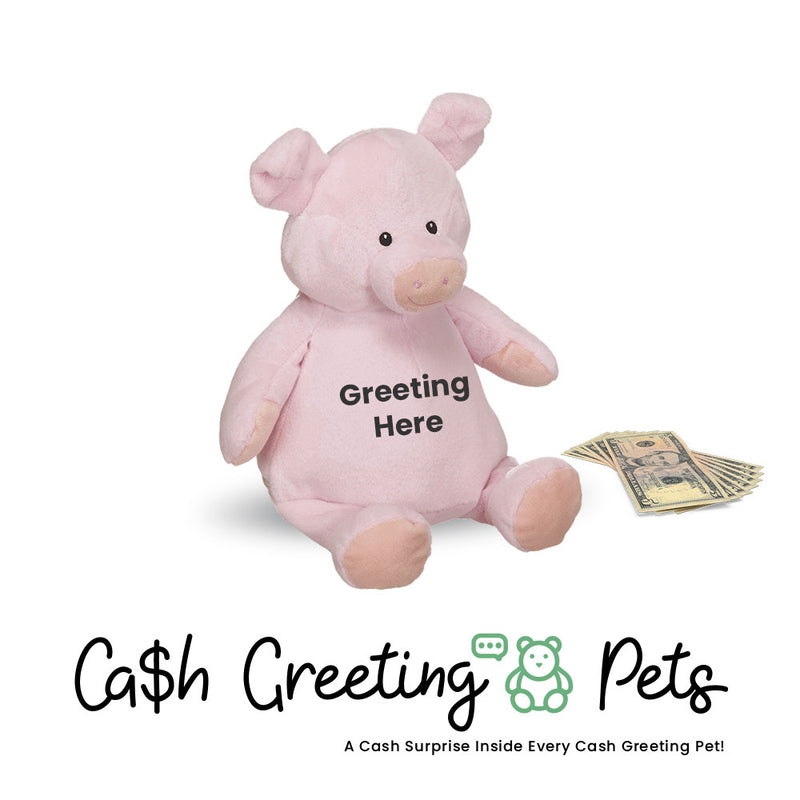 Pig Cash Greeting Pet