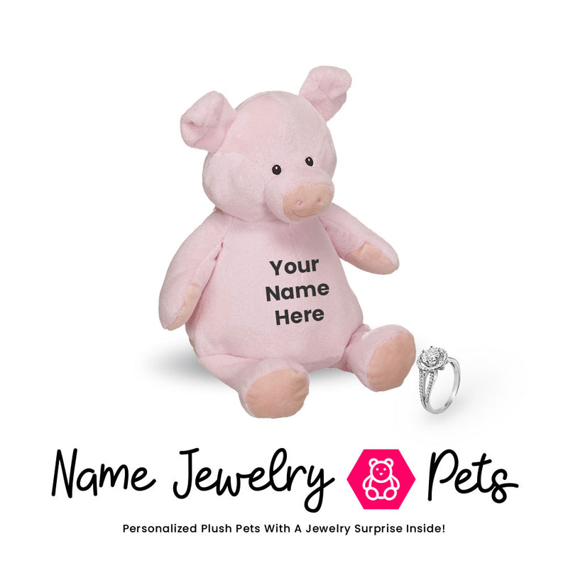 Pig Name Jewelry  Pet