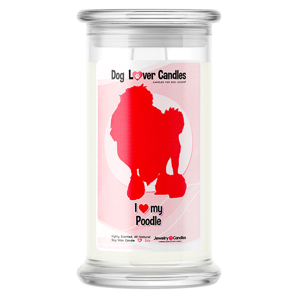 Poodle Dog Lover Candle