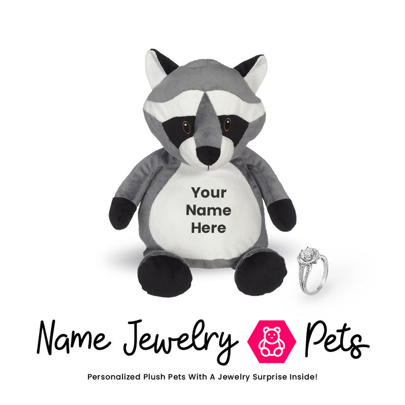 Racoon Name Jewelry  Pet