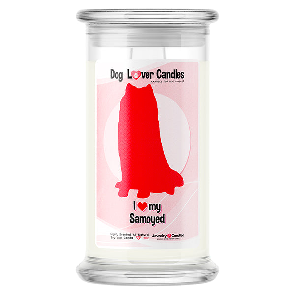 Samoyed Dog Lover Candle