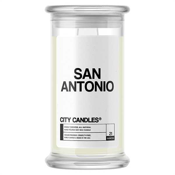San Antonio City Candle