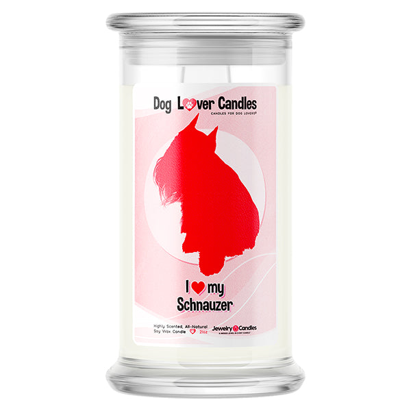 Schnauzer Dog Lover Candle