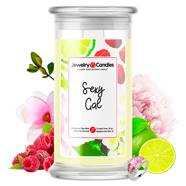 sexy gal jewelry candle