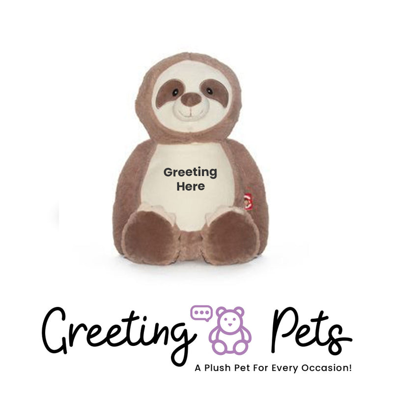 Sloth-2 Greeting Pet