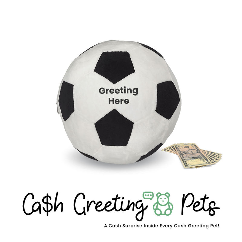 Soccer-ball Cash Greeting Pet
