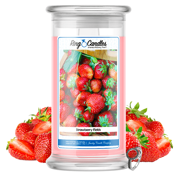 Strawberry Fields Ring Candle