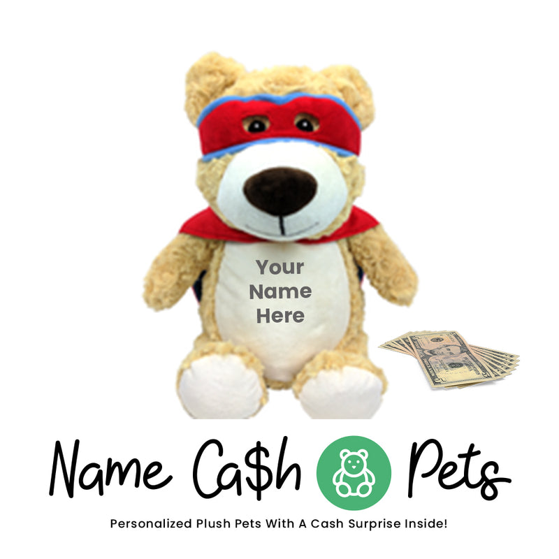 Super-Bear-Red Name Cash Pet
