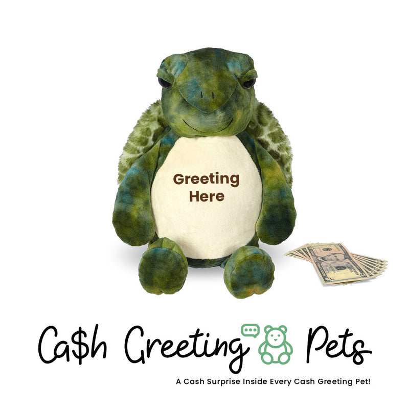 Turtle Cash Greeting Pet