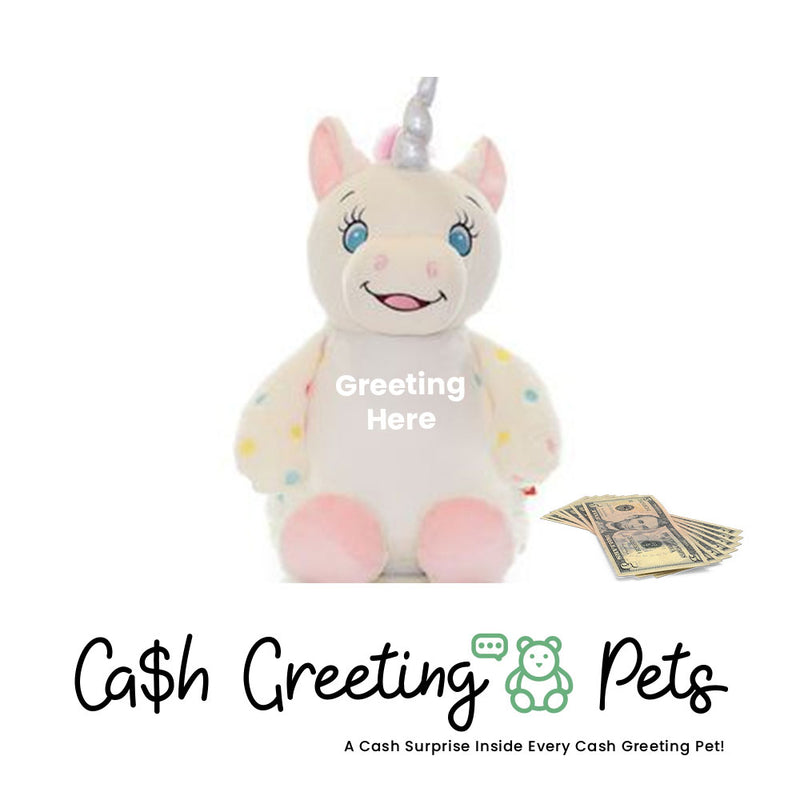 Unicorn-Multi Cash Greeting Pet