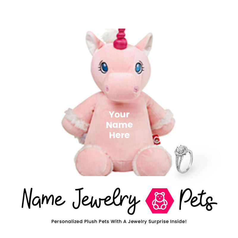 Unicorn-Pink Name Jewelry  Pet