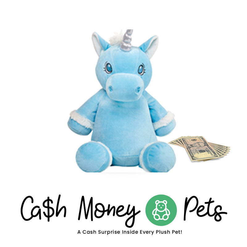 Unicorn-Blue Cash Money Pet
