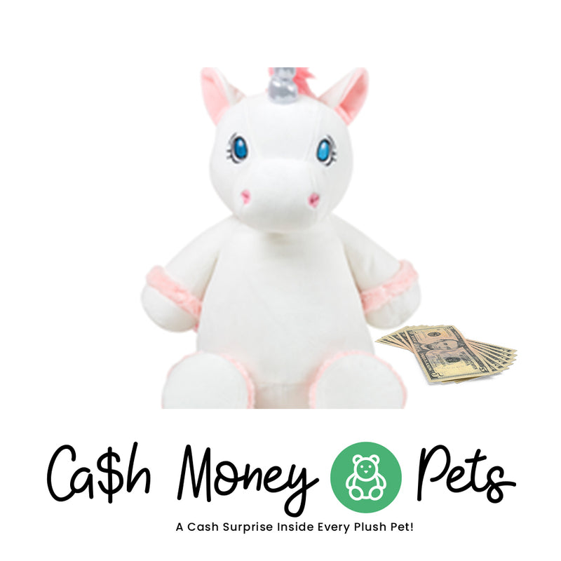 Unicorn-White Cash Money Pet