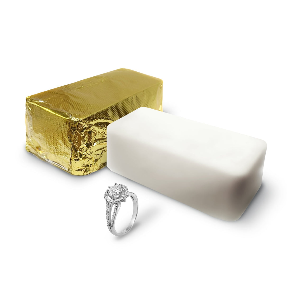 CHRISTMAS IN MAY GIANT GOLD BAR JEWELRY WAX MELT
