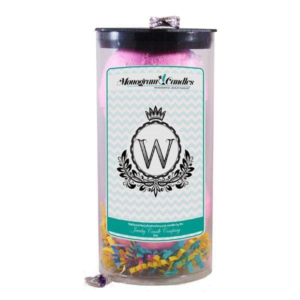 Letter W | Monogram Bath Bombs-Jewelry Bath Bombs-The Official Website of Jewelry Candles - Find Jewelry In Candles!