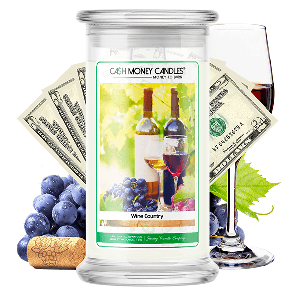Wine Country Cash Money Candle