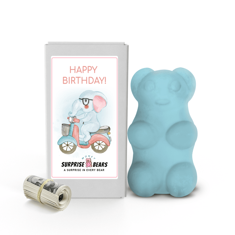Happy Birthday Cash Surprise Blue Bears