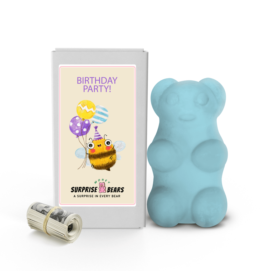Happy Birthday Cash Surprise Blue Bears