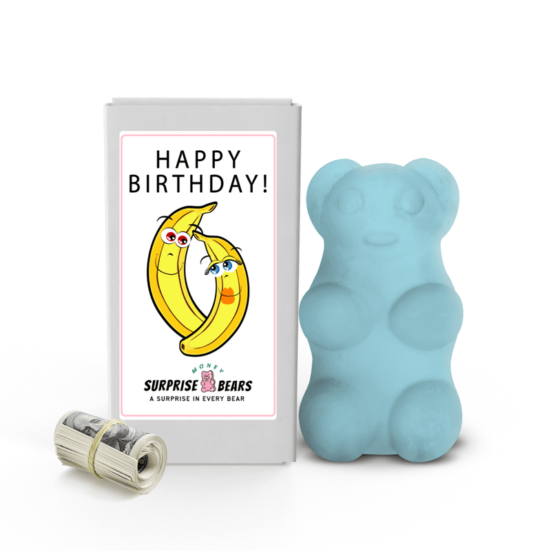 Happy Birthday Cash Surprise Blue Bears