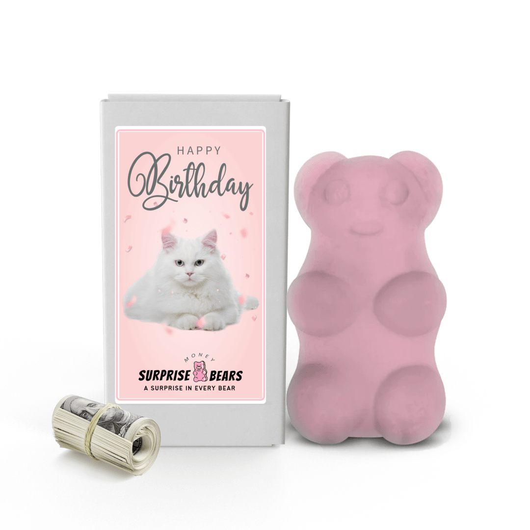 Happy Birthday Cash Surprise Bear