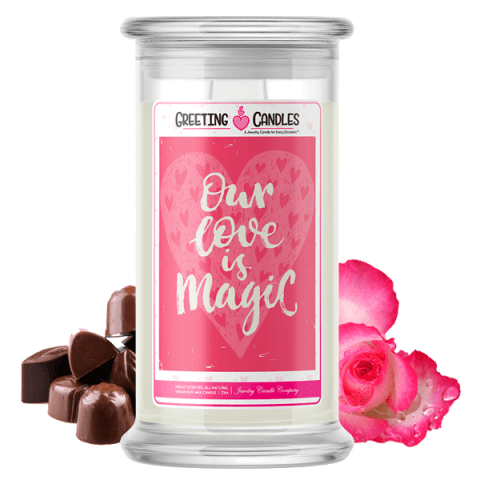Our Love Is Magic Jewelry Candle