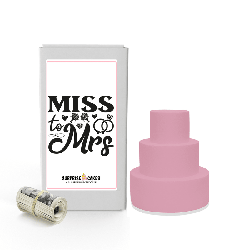 Miss to Mrs. | Wedding Surprise Cash Cakes